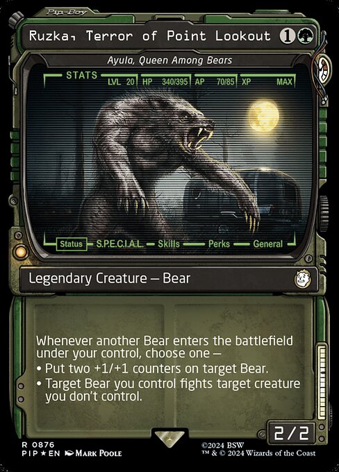 Ayula, Queen Among Bears highlighted card art