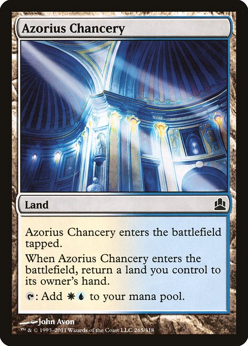 Azorius Chancery from Commander 2011