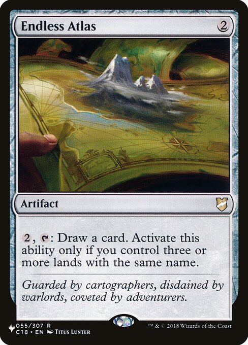 Endless Atlas highlighted card art