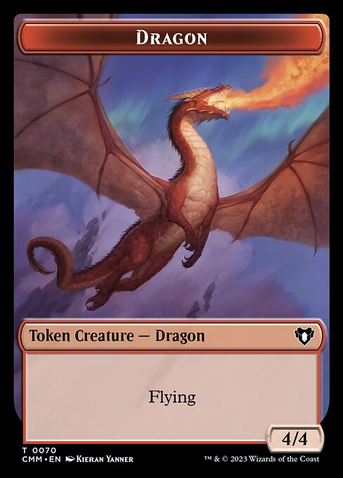 Dragon from Commander Masters Tokens
