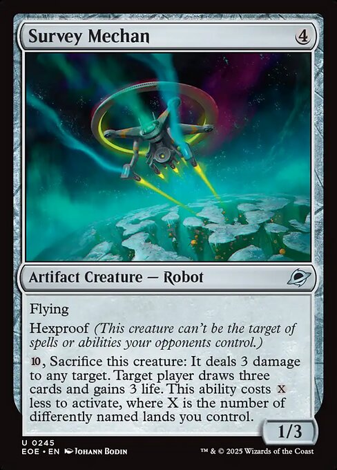 Survey Mechan highlighted card art