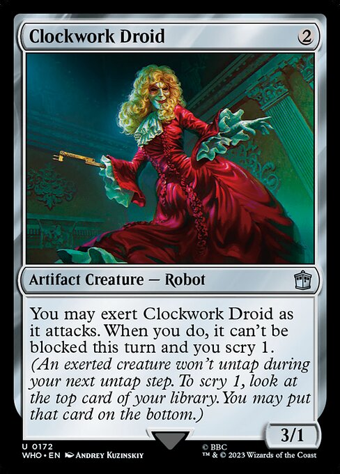 Clockwork Droid highlighted card art