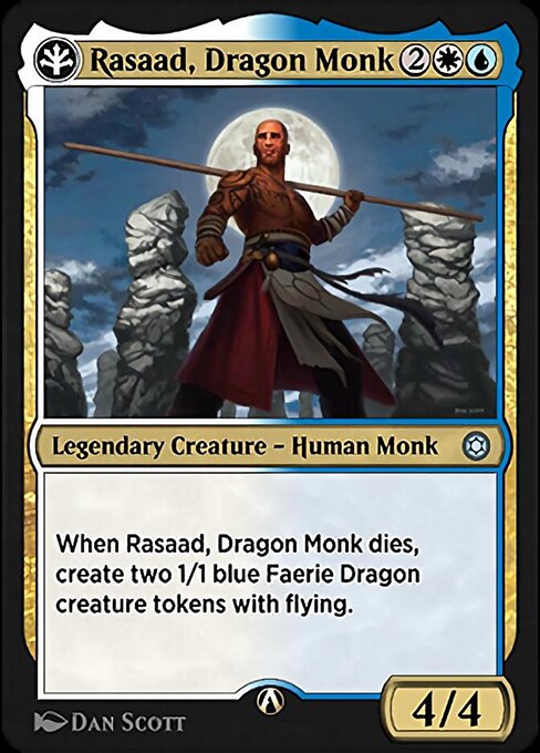 Rasaad, Dragon Monk highlighted card art