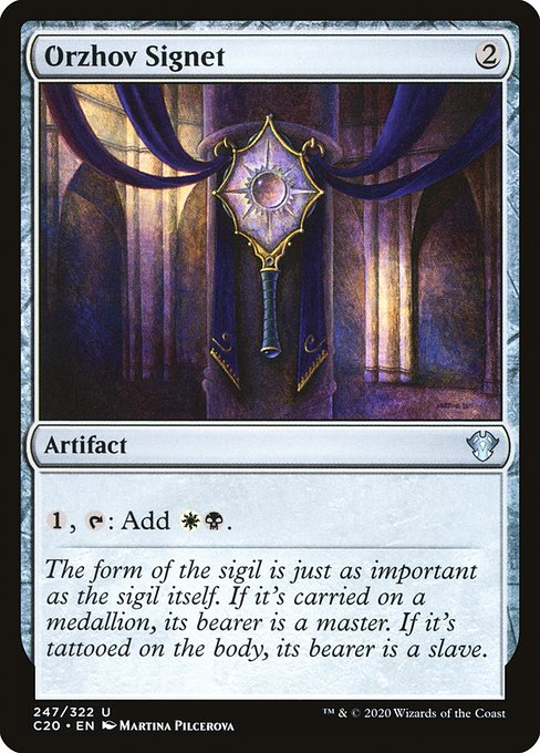 Orzhov Signet from Commander 2020