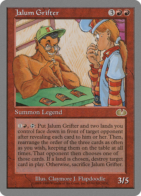 Jalum Grifter highlighted card art