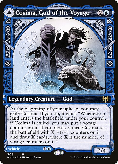 Cosima, God of the Voyage // The Omenkeel from Kaldheim