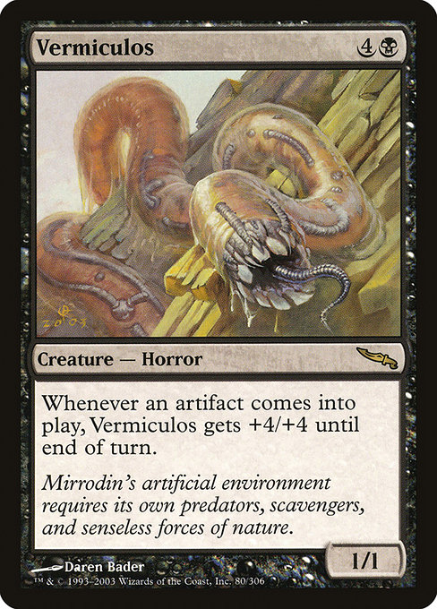 Vermiculos highlighted card art
