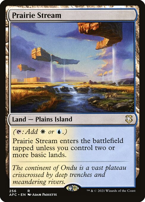Prairie Stream from Forgotten Realms Commander