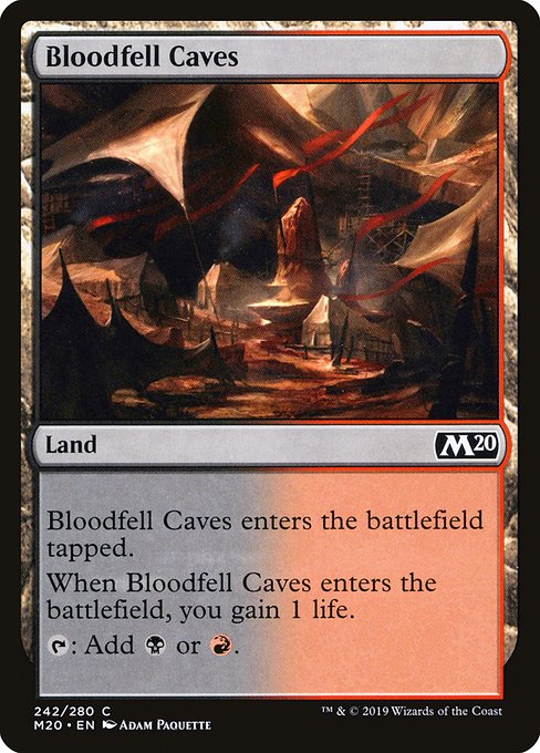 Bloodfell Caves from Core Set 2020