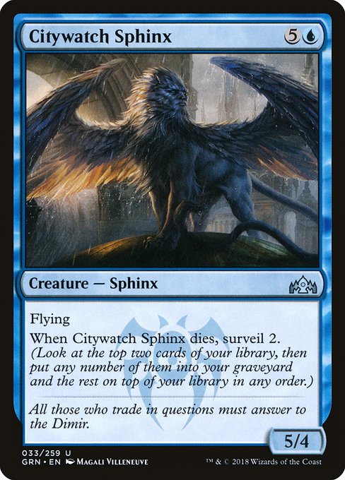 Citywatch Sphinx from Guilds of Ravnica