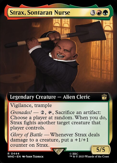 Strax, Sontaran Nurse highlighted card art