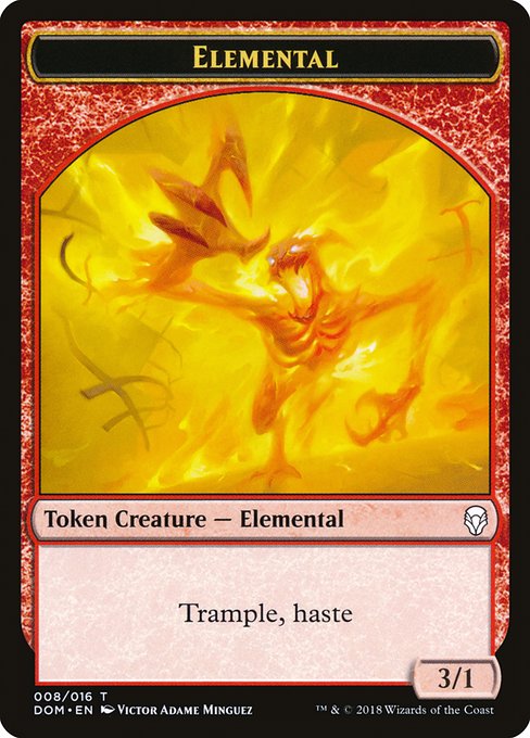 Elemental from Dominaria Tokens
