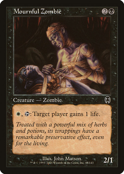 Mournful Zombie highlighted card art