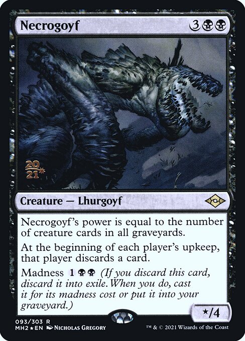 Necrogoyf from Modern Horizons 2 Promos