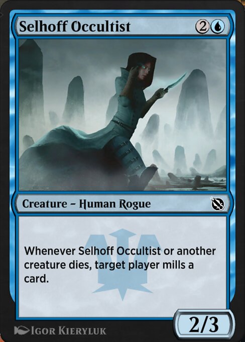 Selhoff Occultist highlighted card art