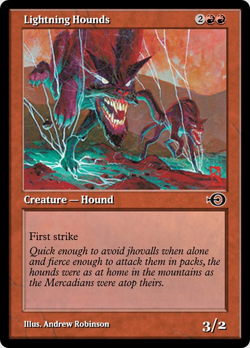 Lightning Hounds highlighted card art
