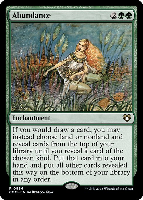 Abundance highlighted card art