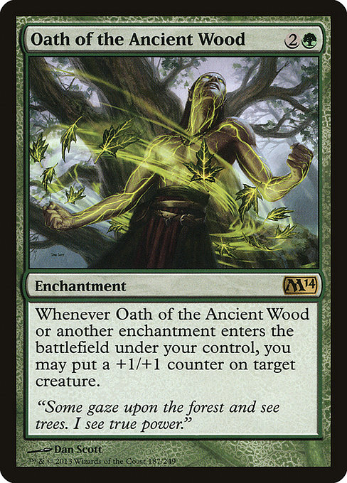 Oath of the Ancient Wood highlighted card art