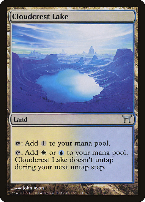 Cloudcrest Lake highlighted card art