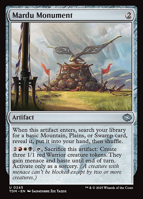 Mardu Monument highlighted card art