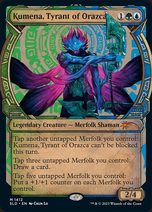 Kumena, Tyrant of Orazca highlighted card art