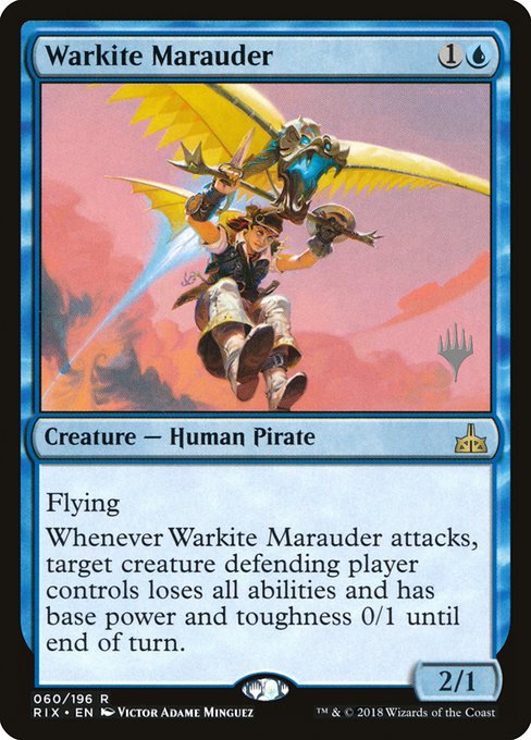 Warkite Marauder from Rivals of Ixalan Promos