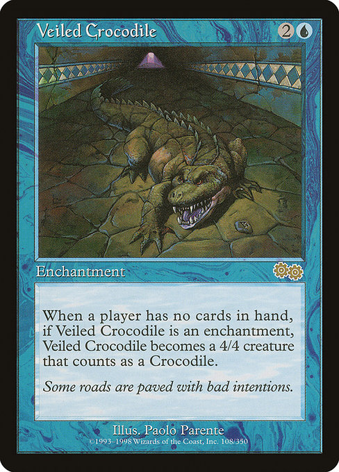 Veiled Crocodile highlighted card art