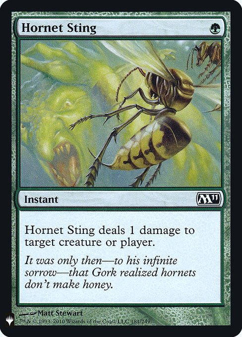 Hornet Sting highlighted card art