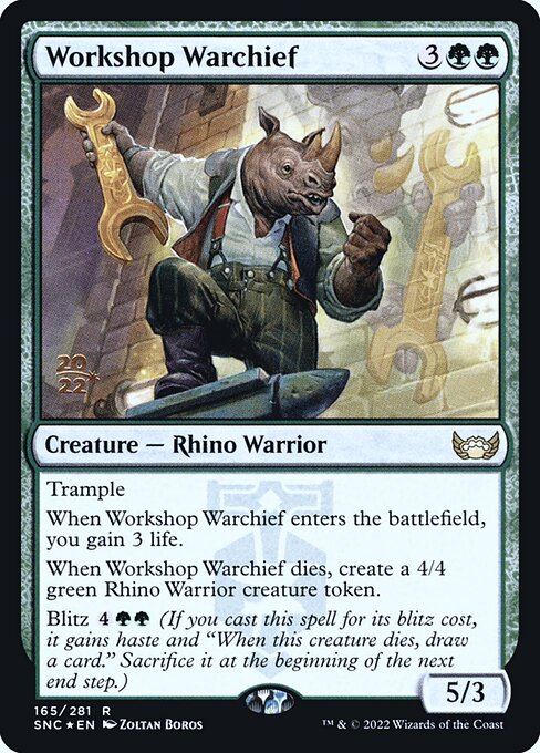 Workshop Warchief from Streets of New Capenna Promos