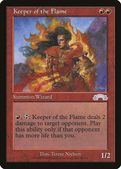 Keeper of the Flame highlighted card art