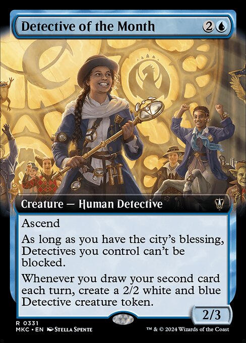 Detective of the Month highlighted card art