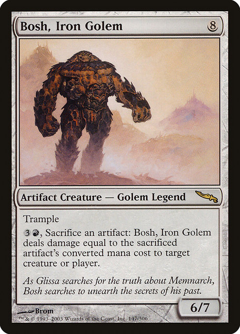 Bosh, Iron Golem from Mirrodin