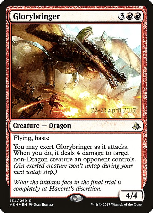 Glorybringer from Amonkhet Promos