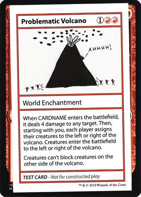 Problematic Volcano highlighted card art