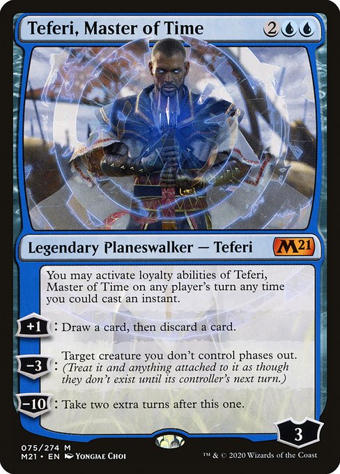 Teferi, Master of Time from Core Set 2021