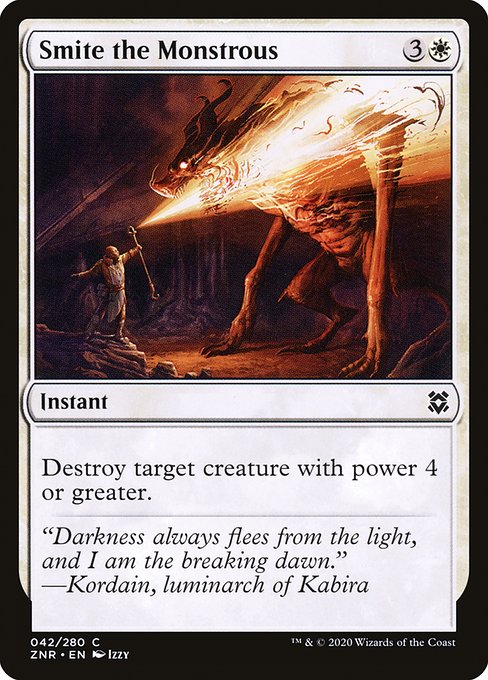 Smite the Monstrous highlighted card art