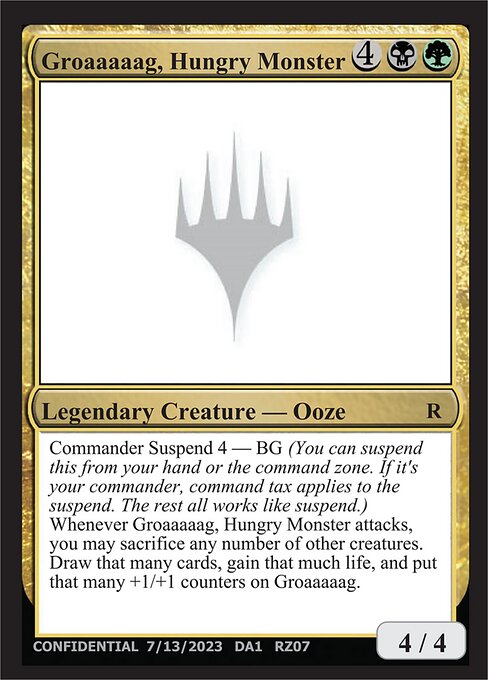 Groaaaaag, Hungry Monster highlighted card art