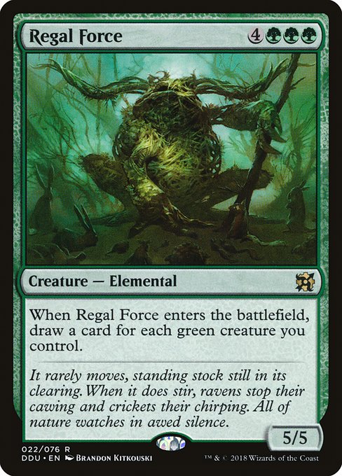 Regal Force from Duel Decks: Elves vs. Inventors
