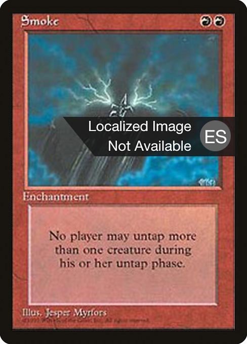 Smoke from Fourth Edition Foreign Black Border