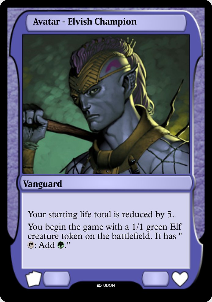 Elvish Champion Avatar highlighted card art