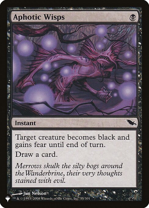 Aphotic Wisps highlighted card art