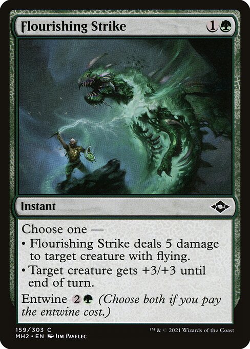 Flourishing Strike highlighted card art
