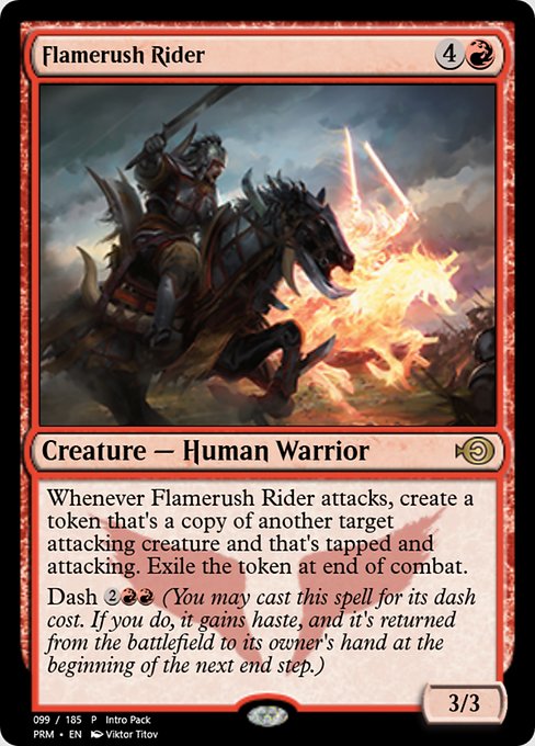 Flamerush Rider from Magic Online Promos