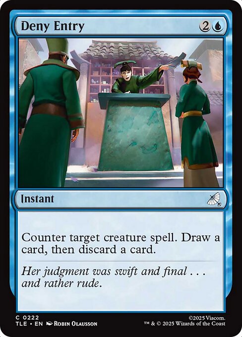 Deny Entry highlighted card art