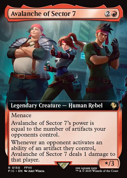 Avalanche of Sector 7 from Final Fantasy Commander