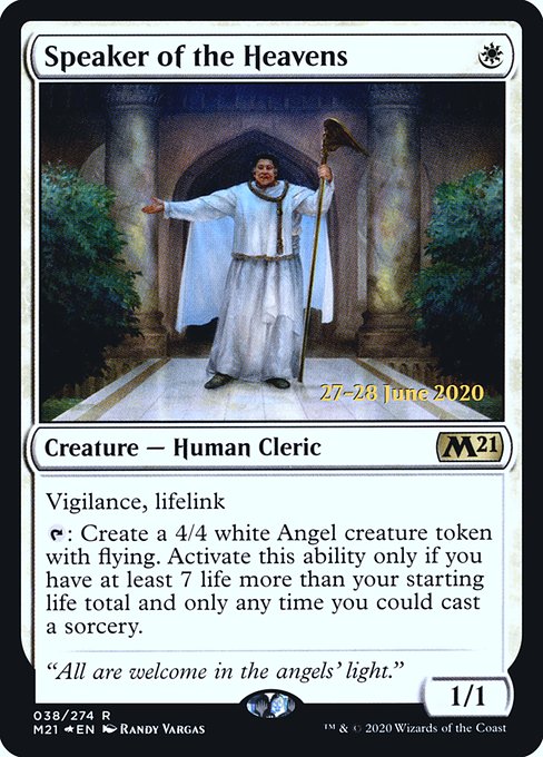 Speaker of the Heavens from Core Set 2021 Promos