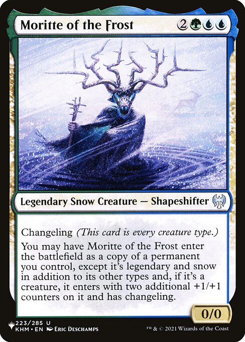 Moritte of the Frost highlighted card art