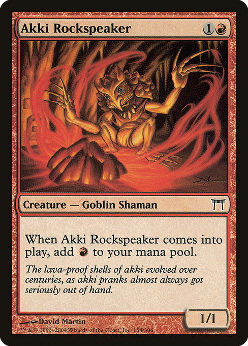 Akki Rockspeaker highlighted card art