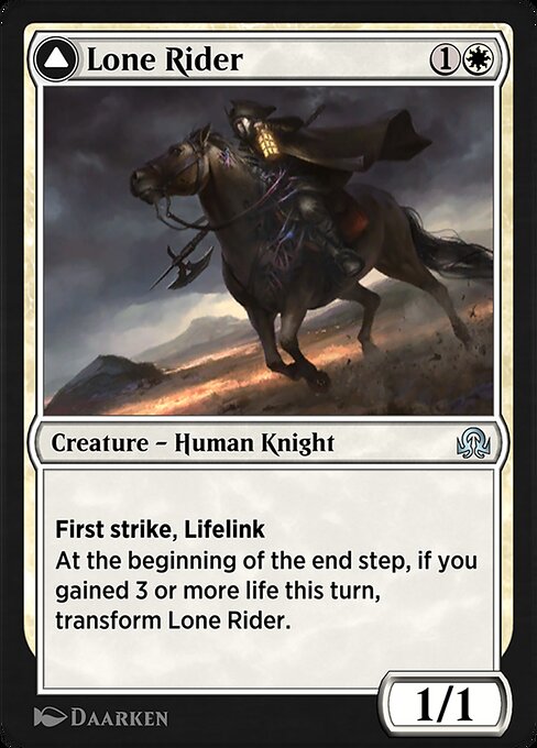 Lone Rider // It That Rides as One from Shadows over Innistrad Remastered