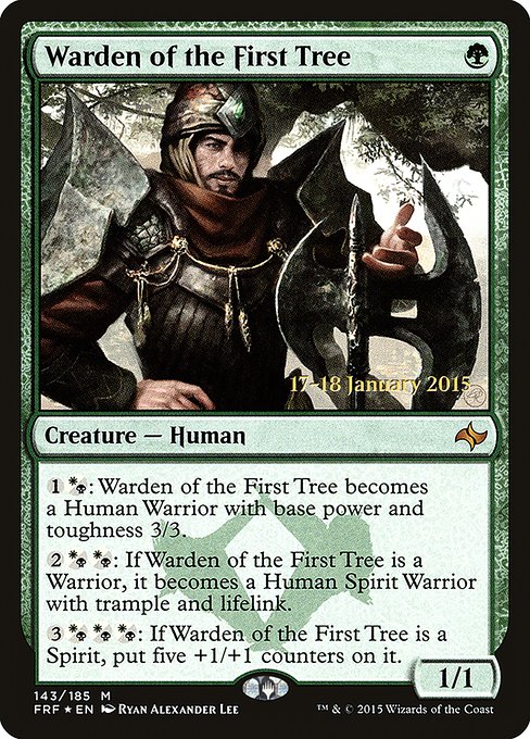 Warden of the First Tree from Fate Reforged Promos